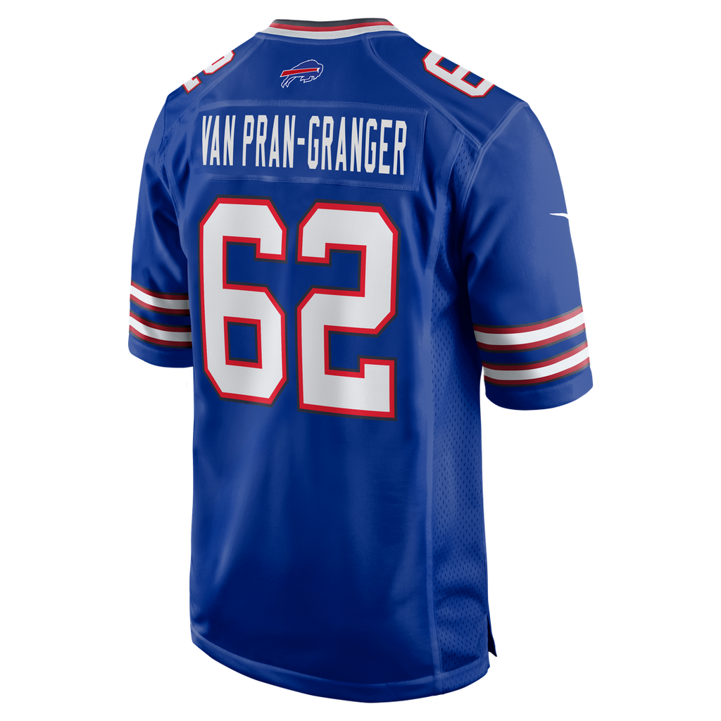 Sedrick Van Pran - Granger Buffalo Bills Game Jersey - Royal