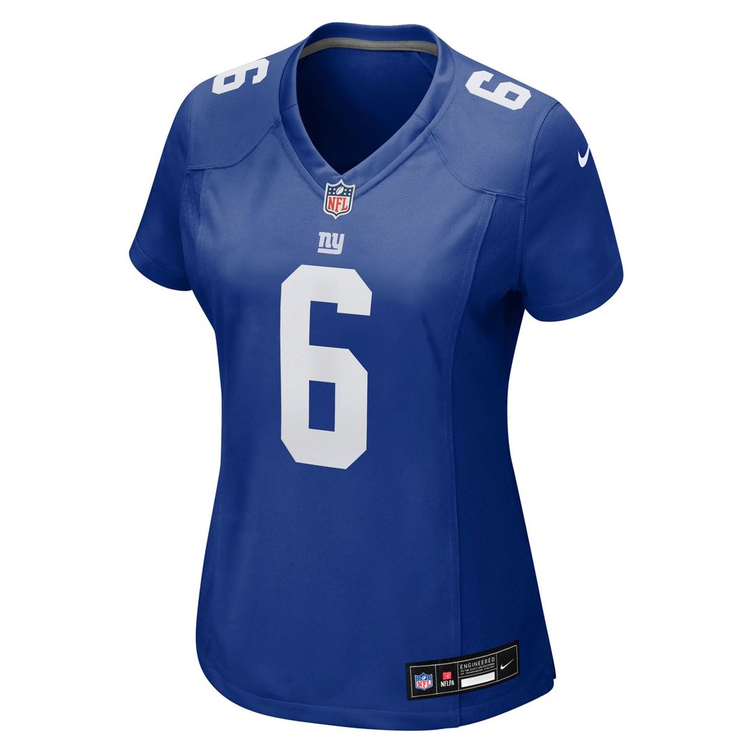 Jaxson Dart New York Giants Women's Game Jersey - White