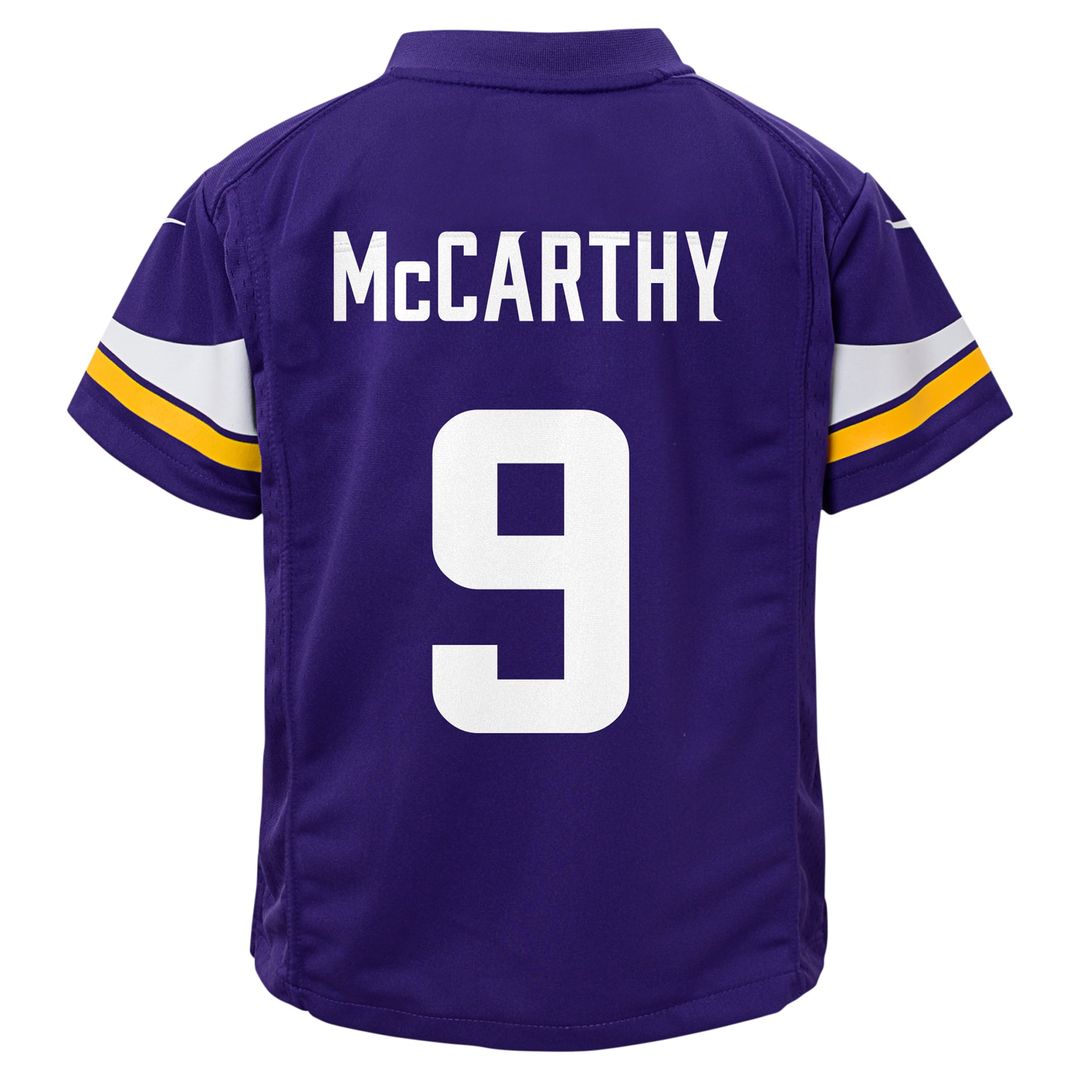 J.J. McCarthy Minnesota Vikings Infant Team Player Game Jersey - Purple