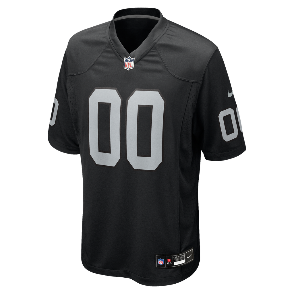 Jim Otto Las Vegas Raiders Game Retired Player Jersey - Black