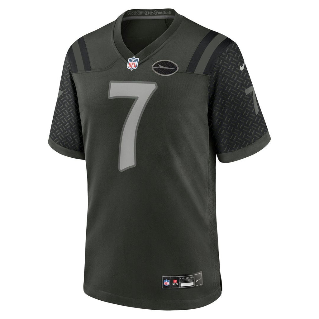 Justin Fields New York Jets 2025 Rivalries Collection Game Jersey - Gotham Green