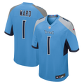 Cameron Ward Tennessee Titans Team Game Jersey - Light Blue