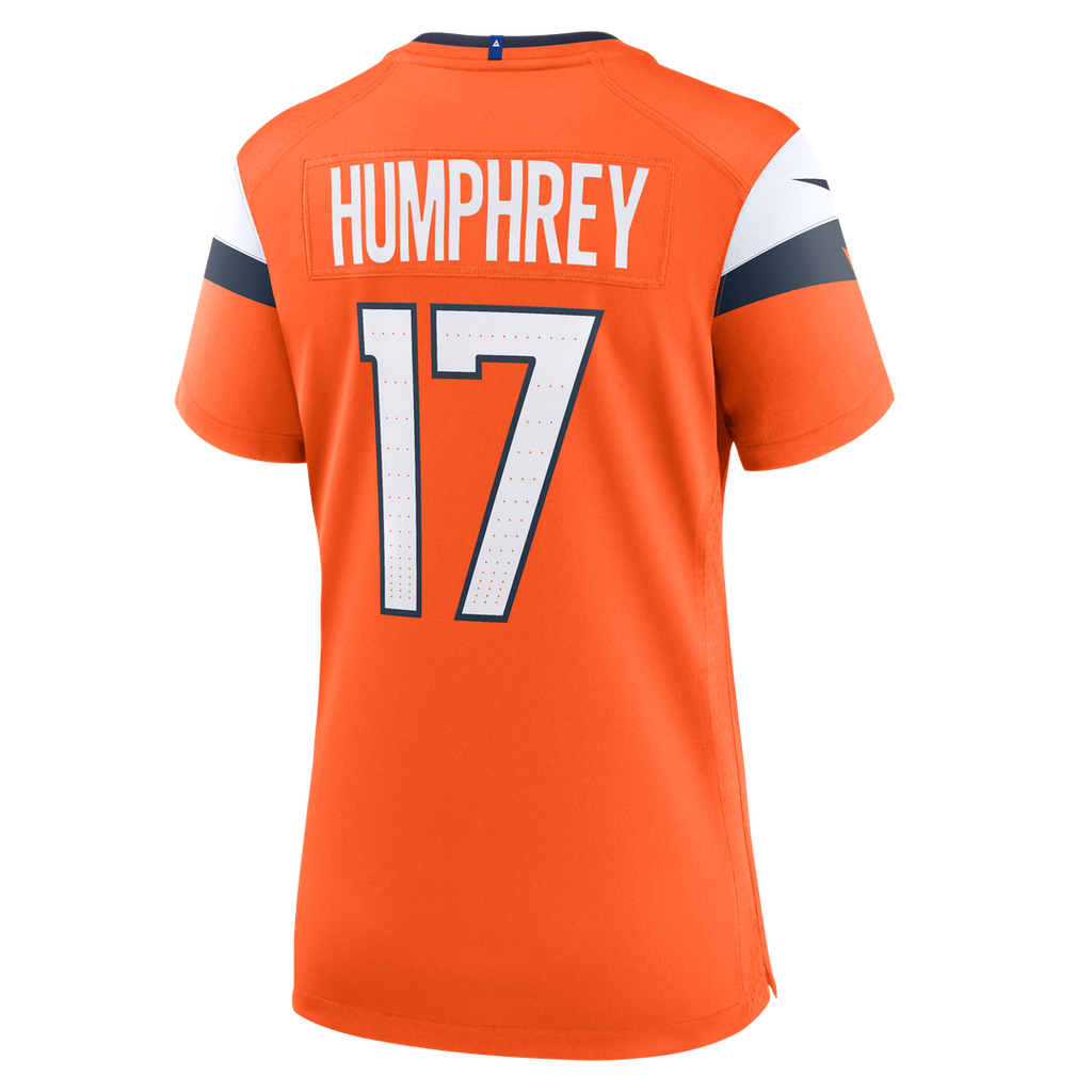 Lil'Jordan Humphrey Denver Broncos Women's Team Game Jersey - Orange