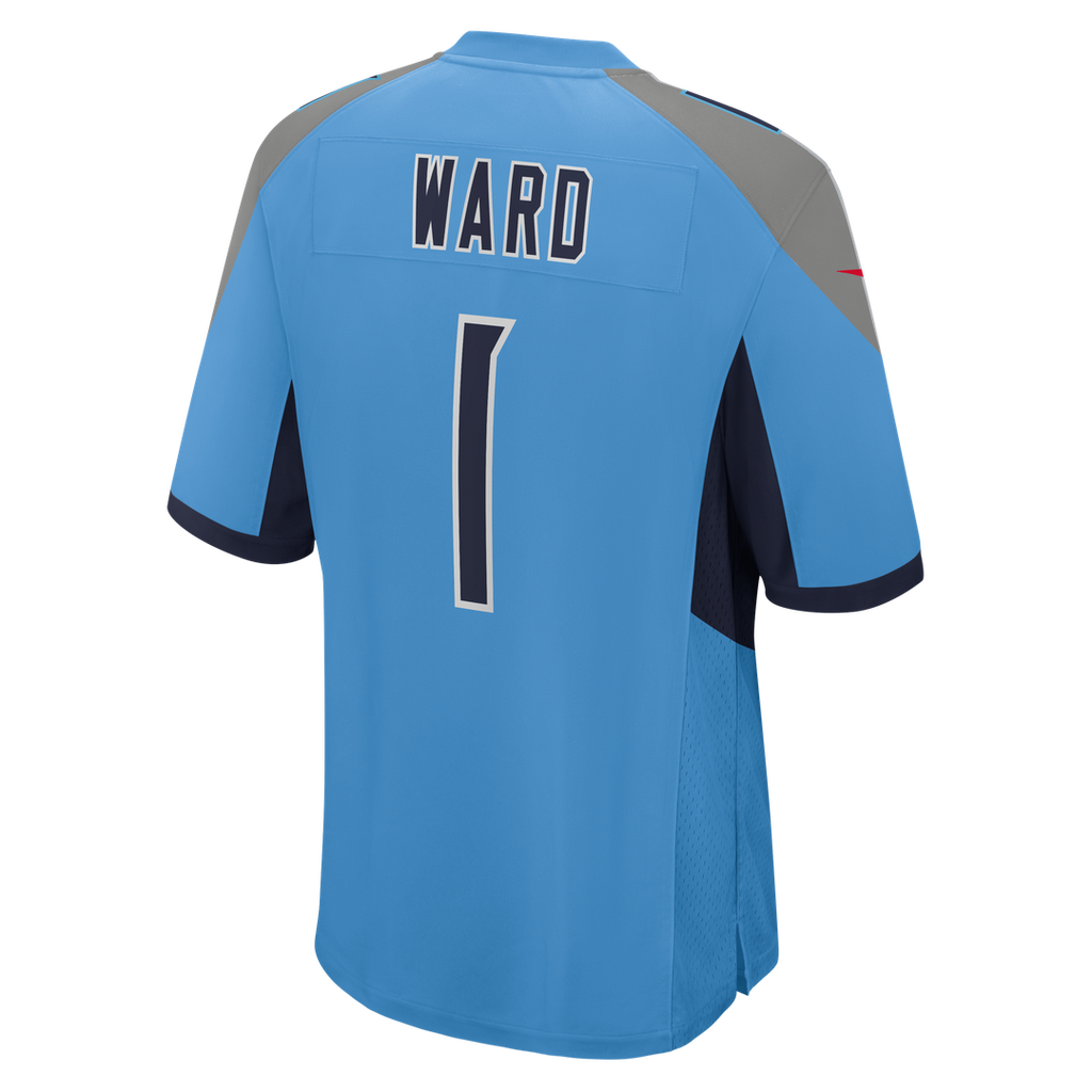 Cameron Ward Tennessee Titans Team Game Jersey - Light Blue