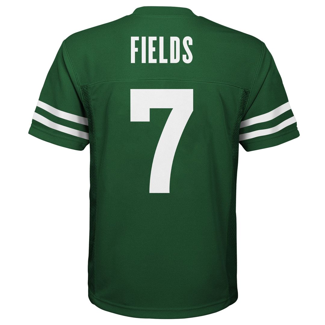 Justin Fields New York Jets Youth Replica Jersey - Green