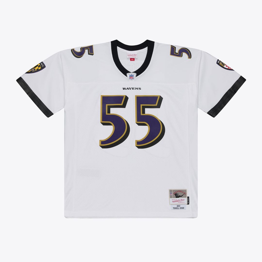 Terrell Suggs Baltimore Ravens 2003 Legacy Replica Player Jersey - White