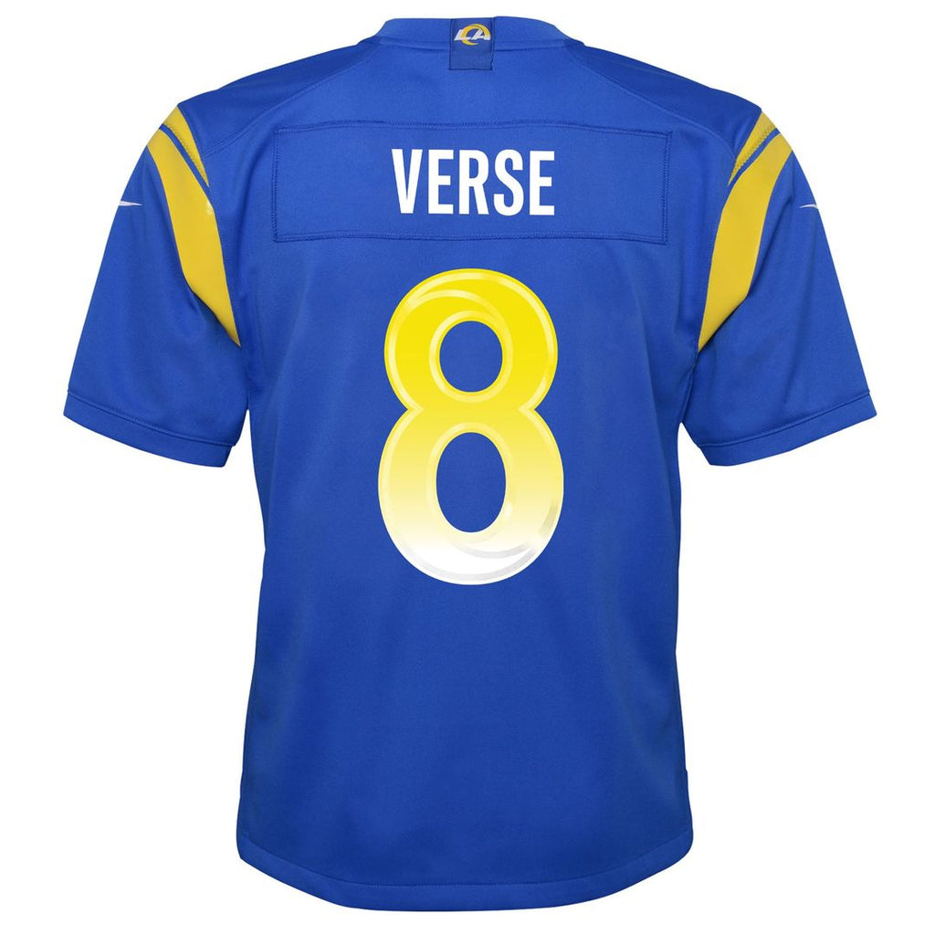 Jared Verse Los Angeles Rams Youth Team Game Jersey - Royal