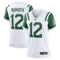 Joe Namath New York Jets Women's Classic Alternate Retired Player Game Jersey - White