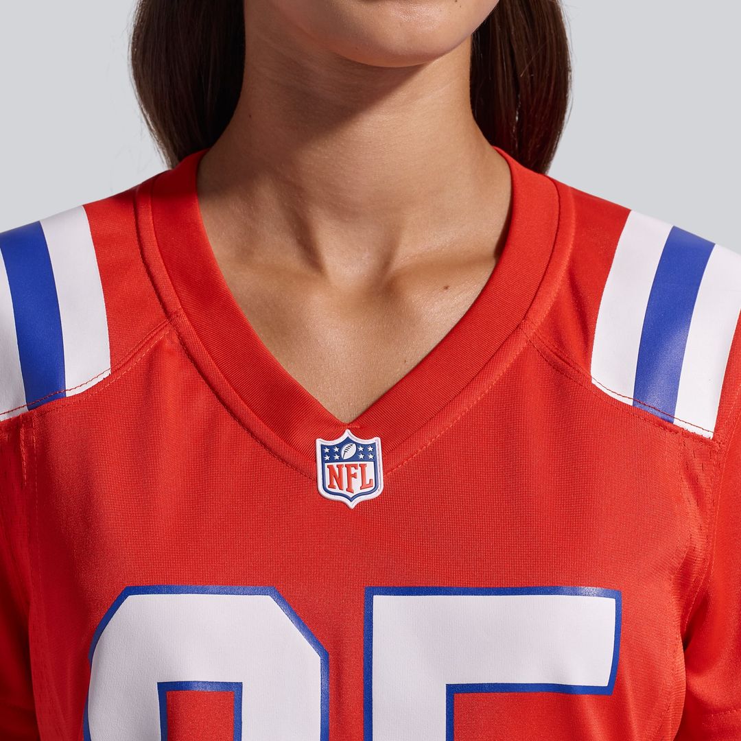 Hunter Henry New England Patriots Women's Team Game Jersey - Red