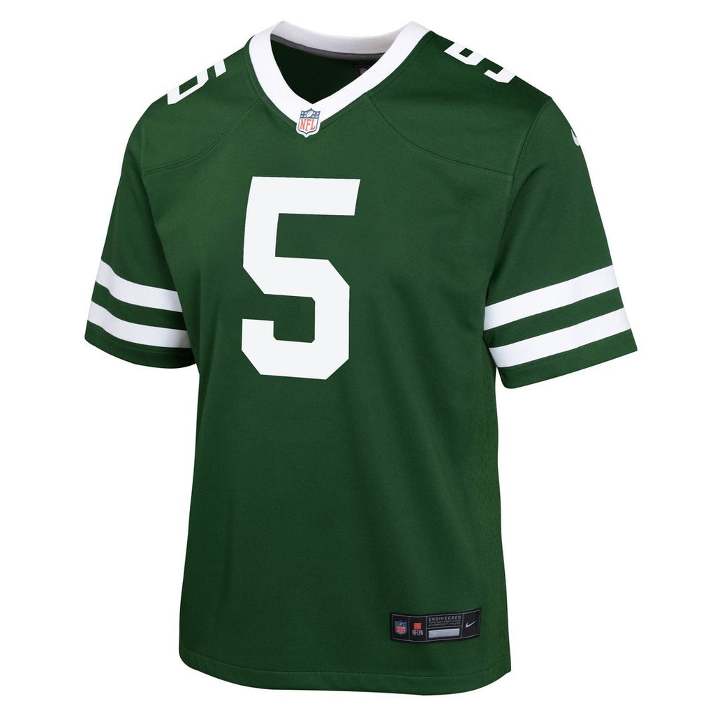 Garrett Wilson New York Jets Youth Game Jersey - Green