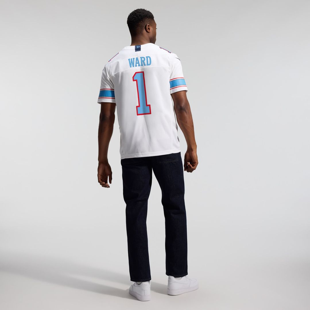 Cameron Ward Tennessee Titans Team Vapor F.U.S.E. Stitched Limited Jersey - Light Blue