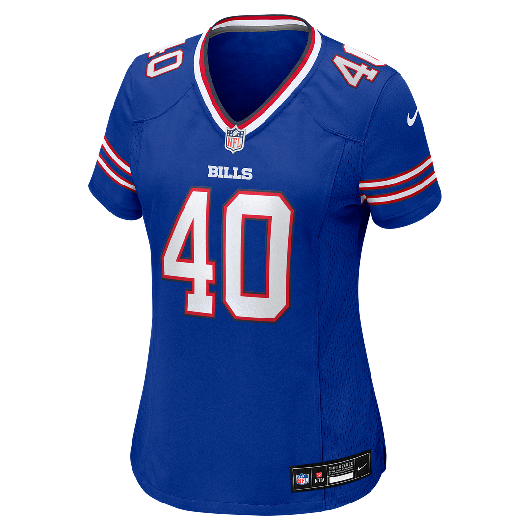 Matthew Wright Buffalo Bills Women's Team Game Jersey - Royal