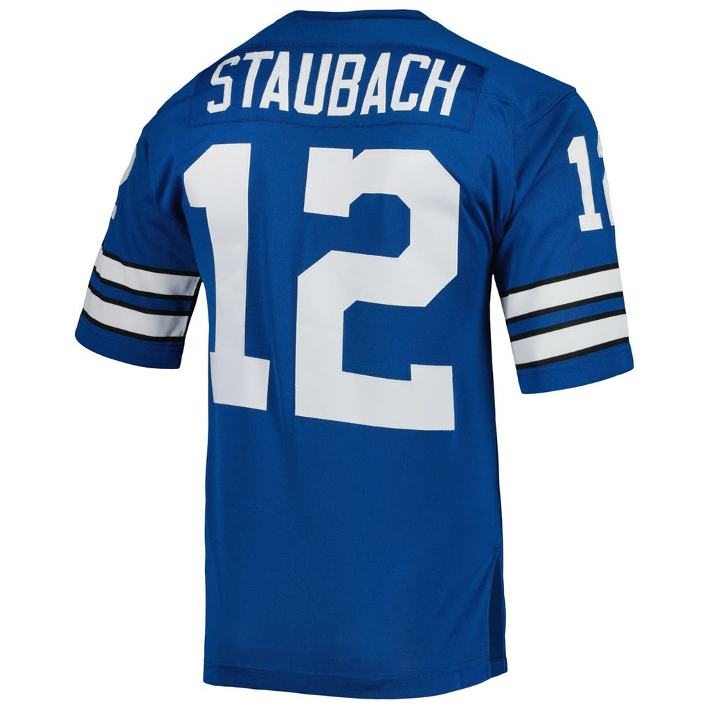 Roger Staubach Dallas Cowboys 1971 Authentic Throwback Retired Player Jersey - Royal