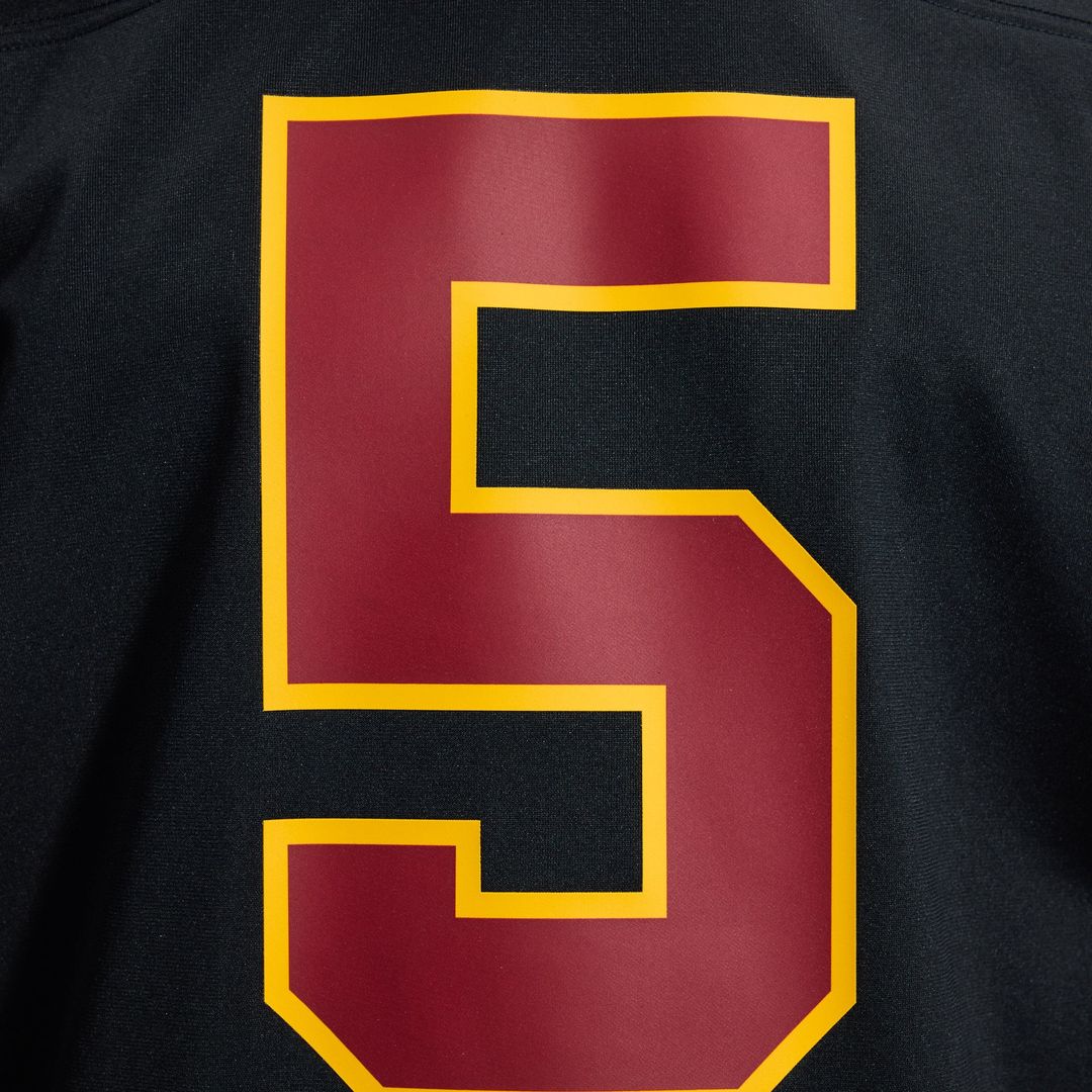 Hail Raiser Jayden Daniels Washington Commanders Alternate Game Jersey - Black