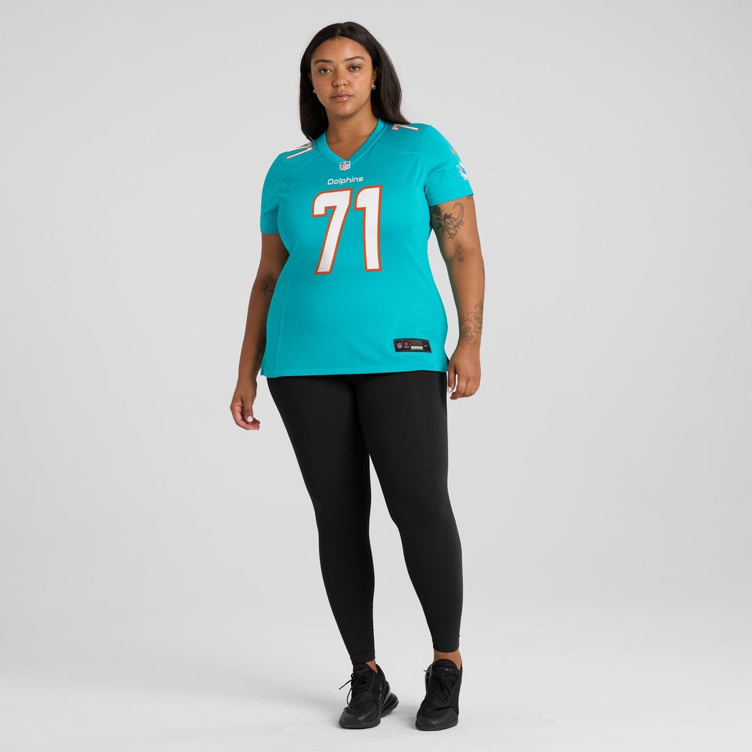 Kion Smith Miami Dolphins Women's Game Jersey - Aqua