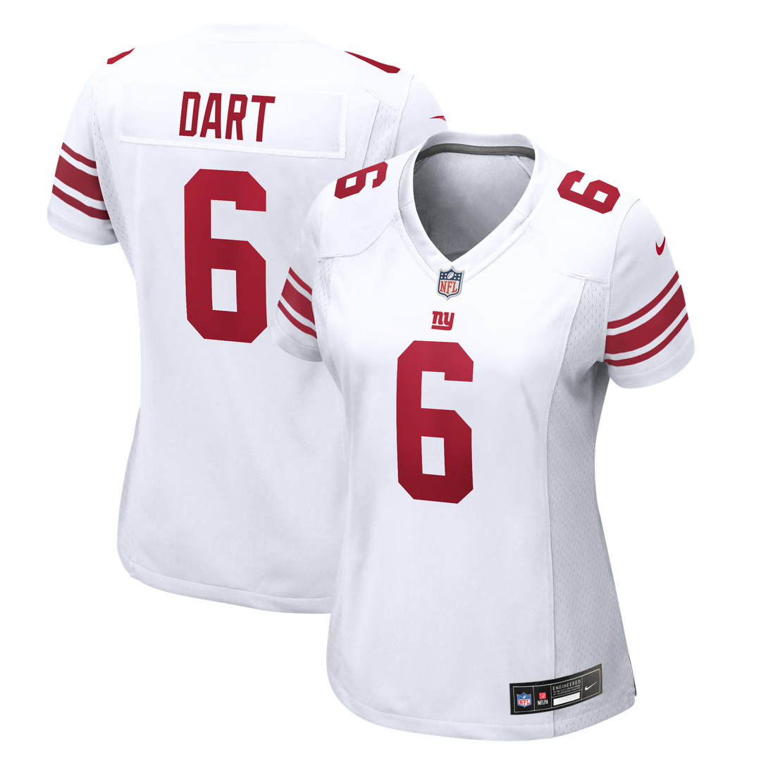Jaxson Dart New York Giants Women's Team Game Jersey - Royal