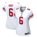 Jaxson Dart New York Giants Women's Game Jersey - White
