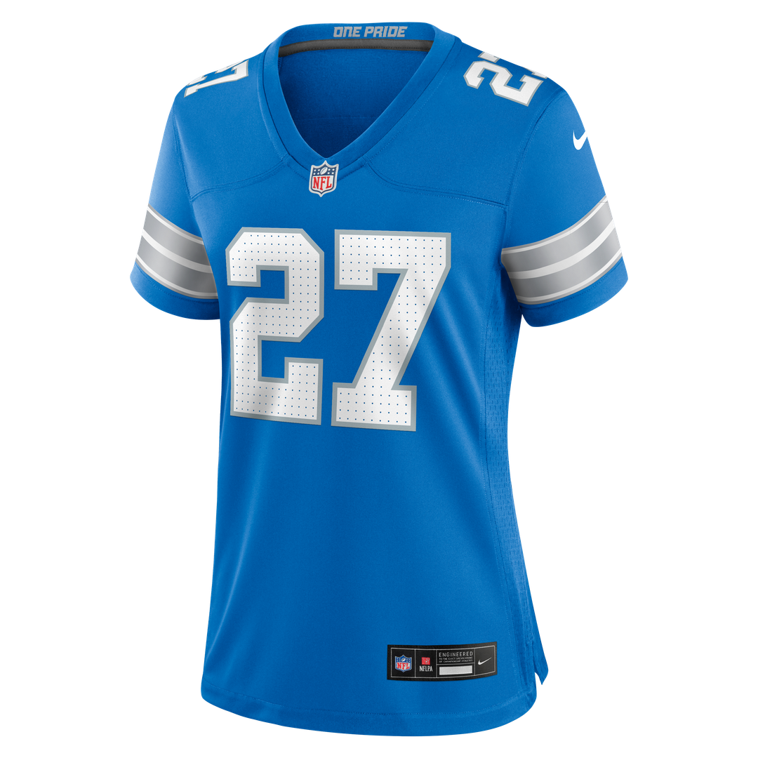 Christian Izien Detroit Lions Women's Team Game Jersey - Blue