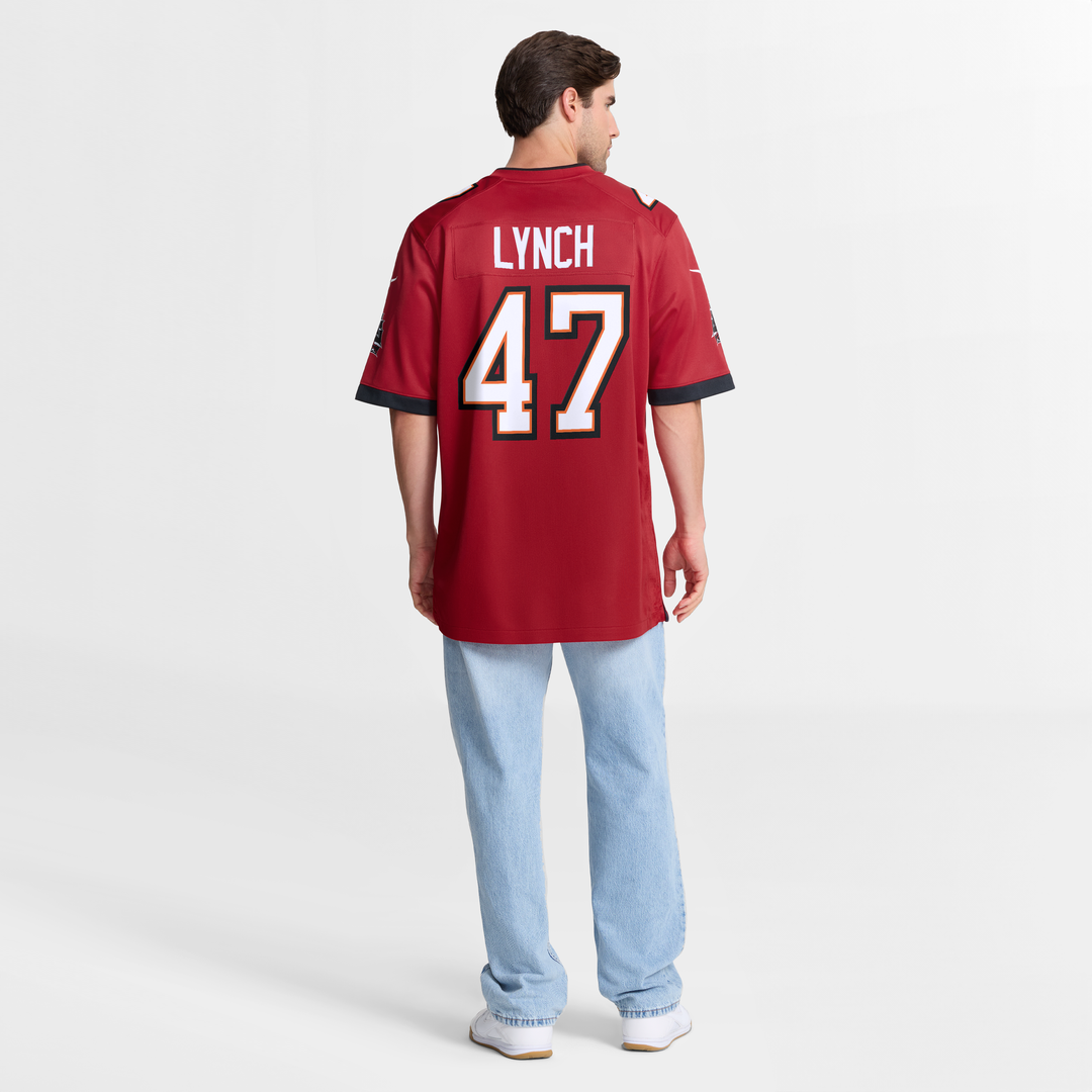 John Lynch Tampa Bay Buccaneers Game Retired Player Jersey - Red