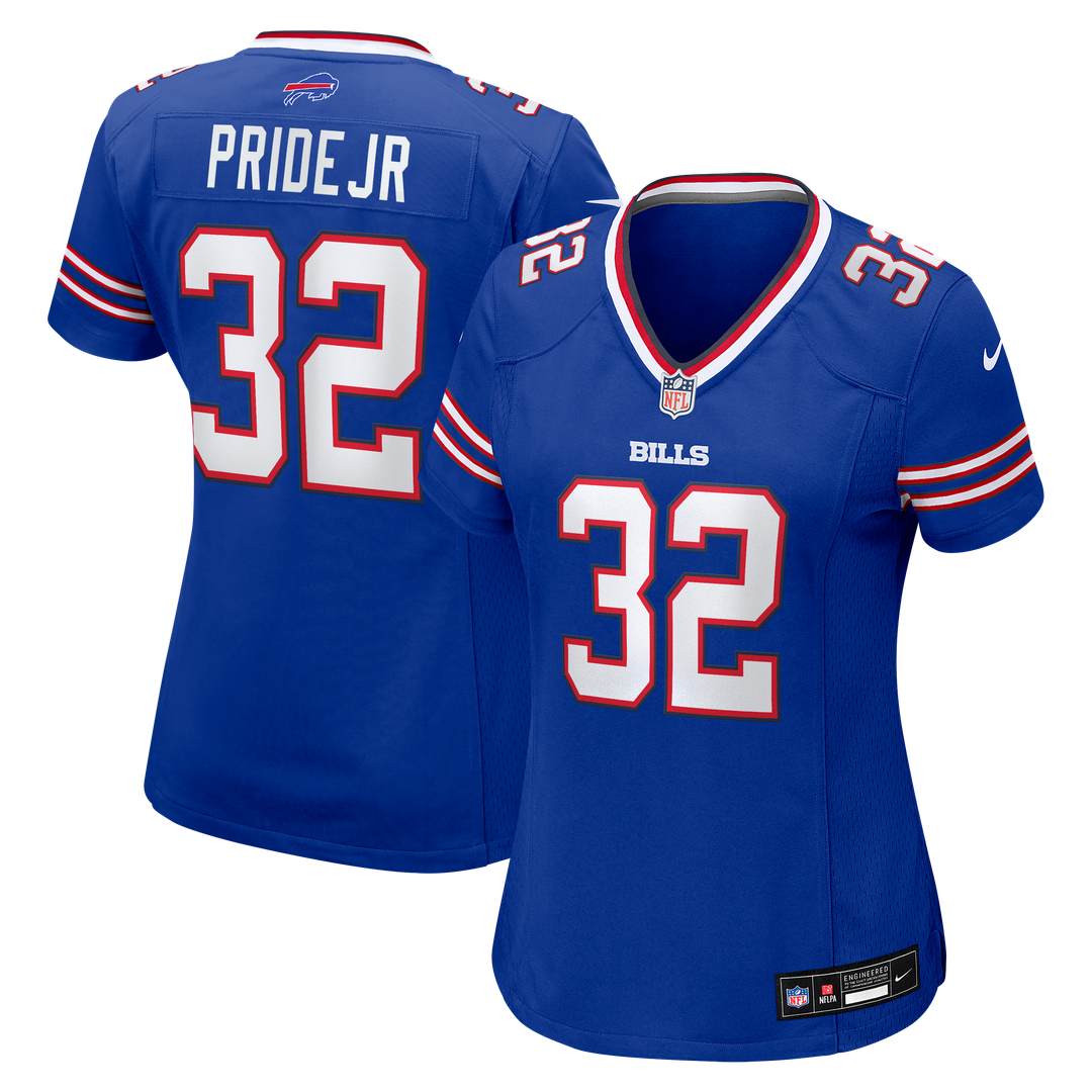 Toriano Pride Jr. Buffalo Bills Women's Team Game Jersey - Royal