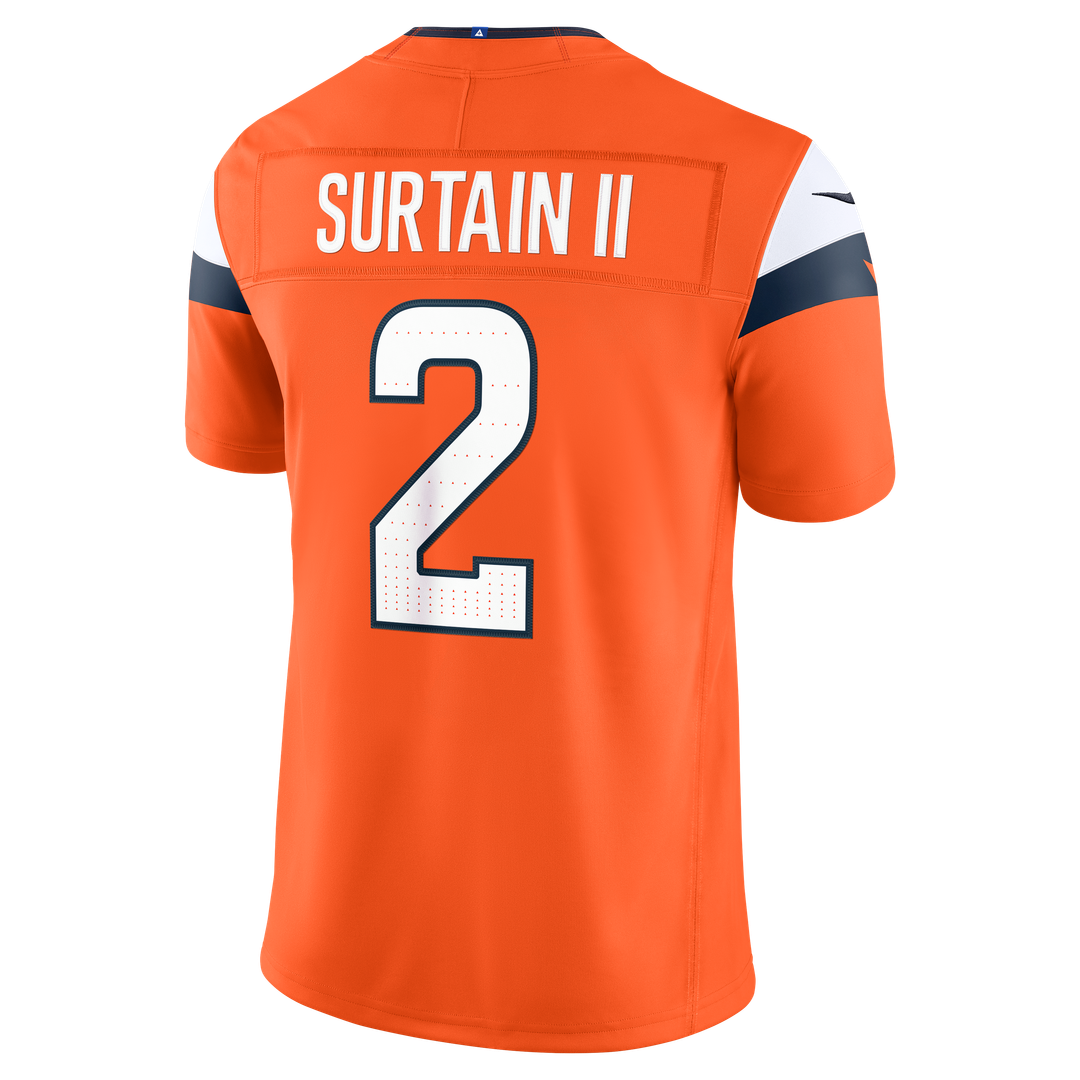 Patrick Surtain II Denver Broncos Alternate Vapor F.U.S.E. Stitched Limited Jersey - Navy