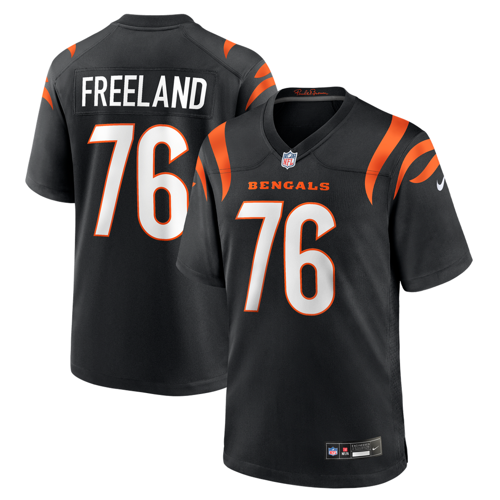 Blake Freeland Cincinnati Bengals Team Game Jersey - Black
