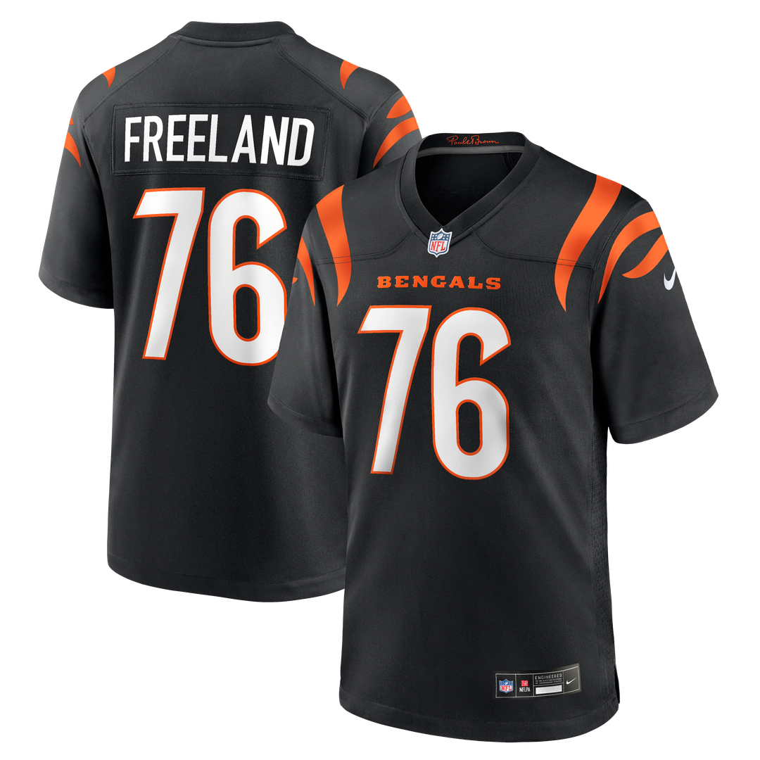 Blake Freeland Cincinnati Bengals Team Game Jersey - Black