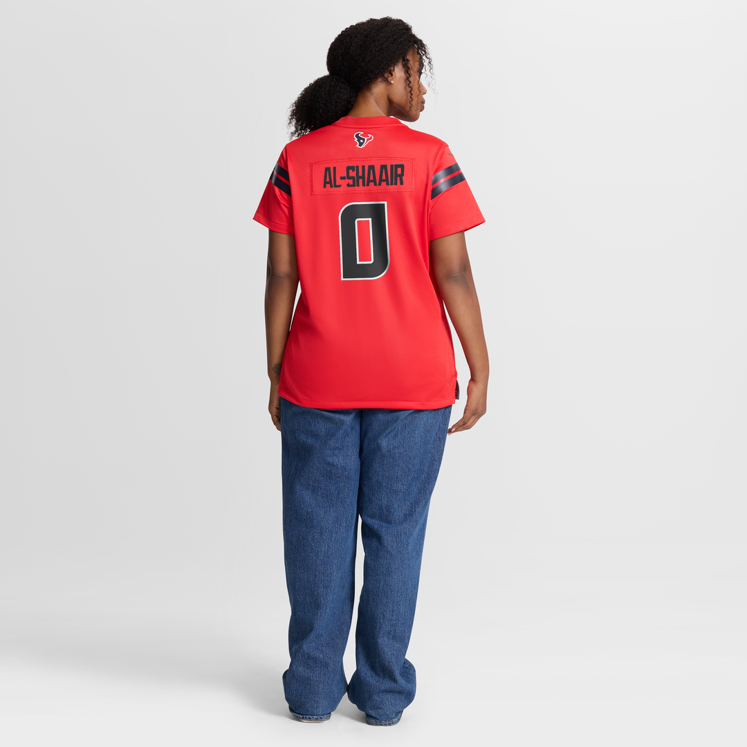 Azeez Al - Shaair Houston Texans Women's Alternate Game Jersey - Red