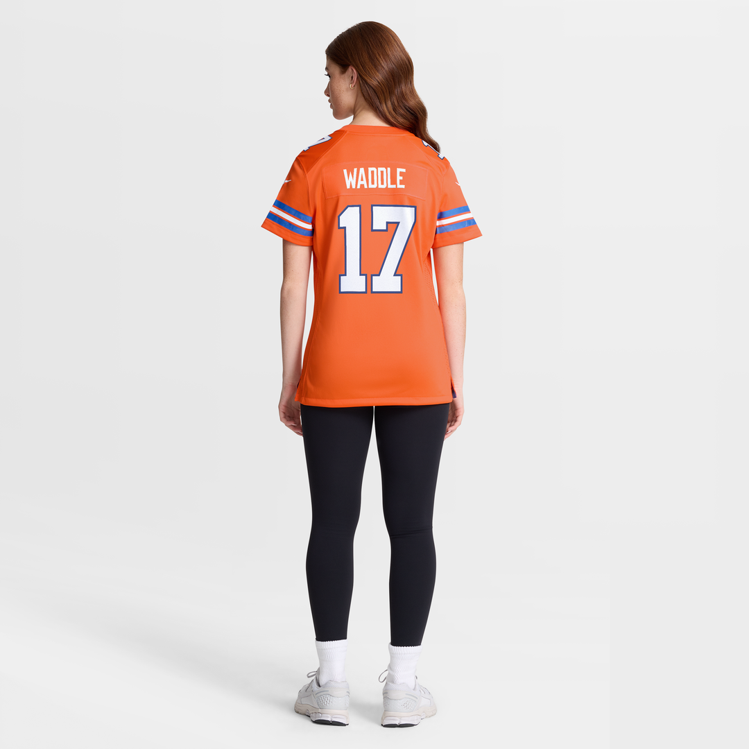 Jaylen Waddle Denver Broncos Women's Mile High Collection 1977 Throwback Game Jersey - Orange