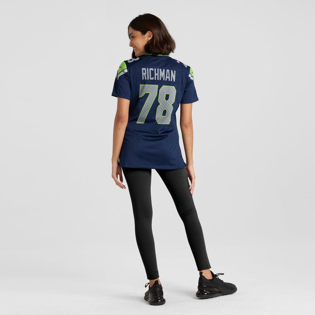 Mason Richman Seattle Seahawks Women's Team Game Jersey - College Navy