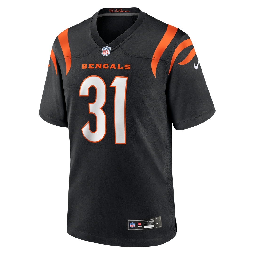 Kentrel Bullock Cincinnati Bengals Team Game Jersey - Black