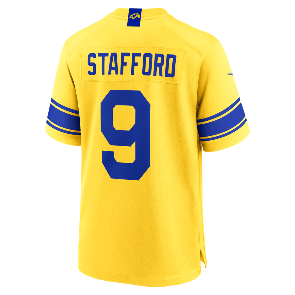 Matthew Stafford Los Angeles Rams White Game Player Jersey - White