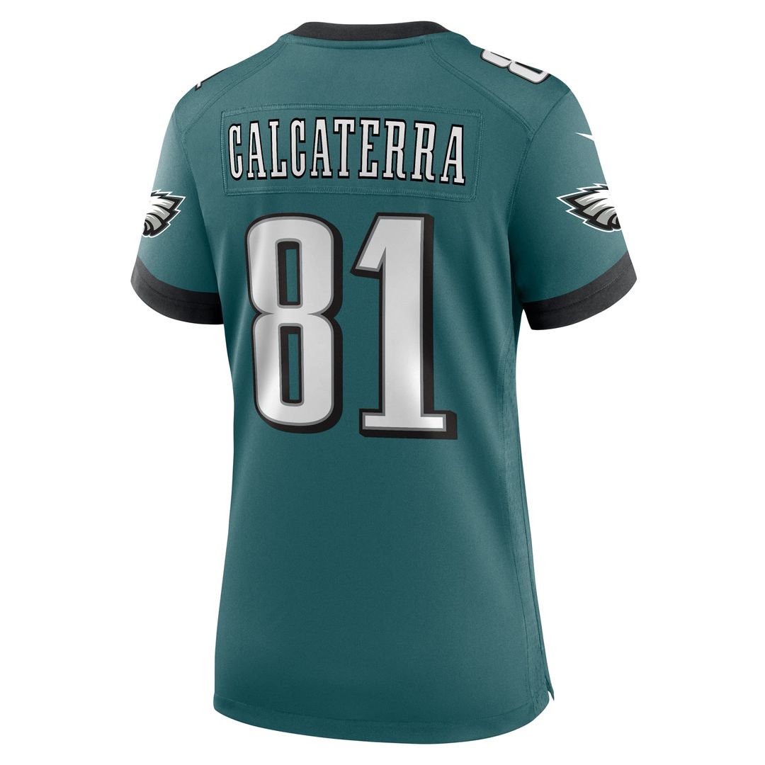 Grant Calcaterra Philadelphia Eagles Women's Team Game Jersey - Midnight Green