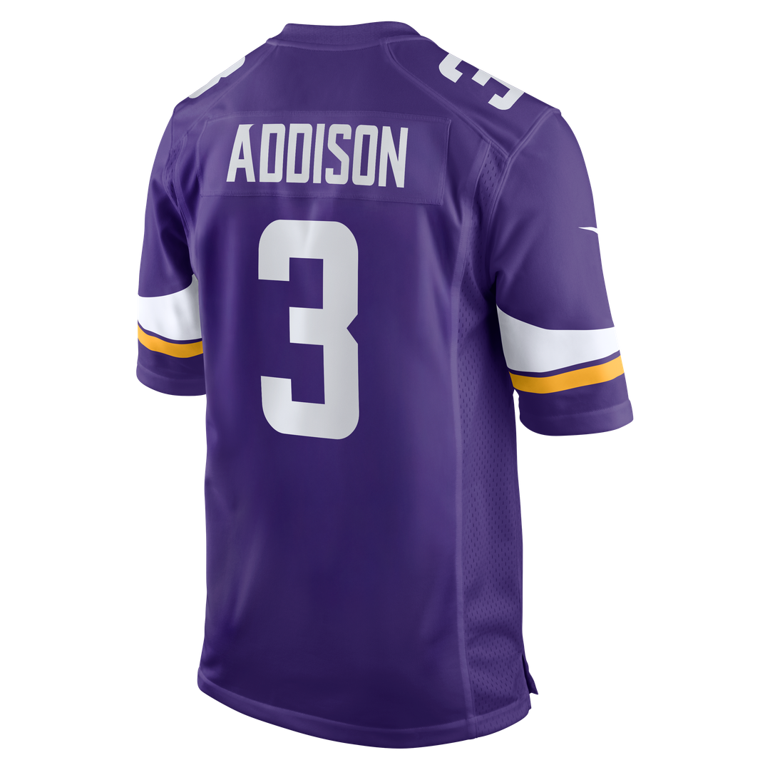 Jordan Addison Minnesota Vikings Alternate Game Player Jersey - White