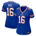 Tyler Bass Buffalo Bills Women's Team Game Jersey - Royal