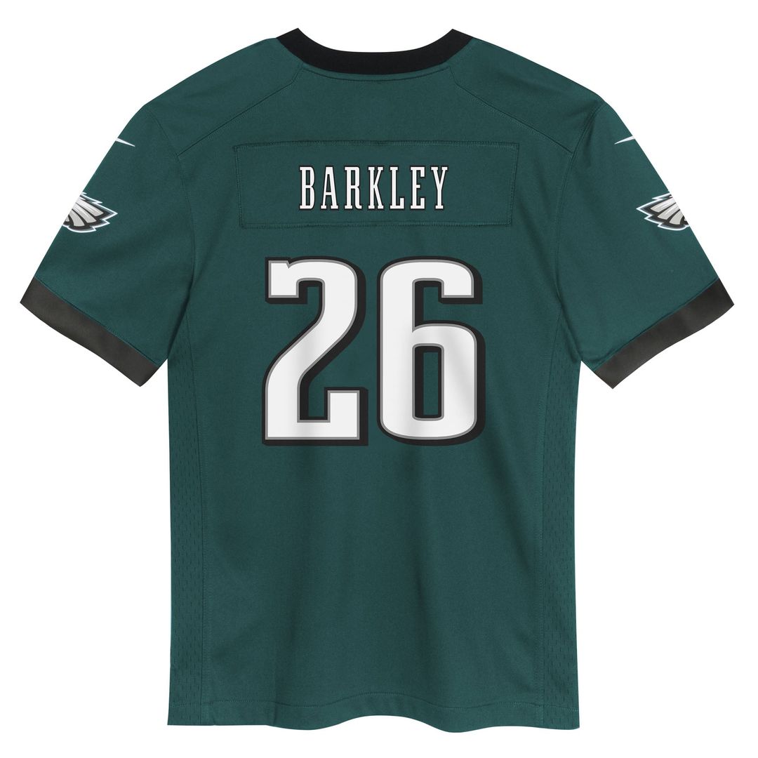 Saquon Barkley Philadelphia Eagles Infant Team Player Game Jersey - Midnight Green