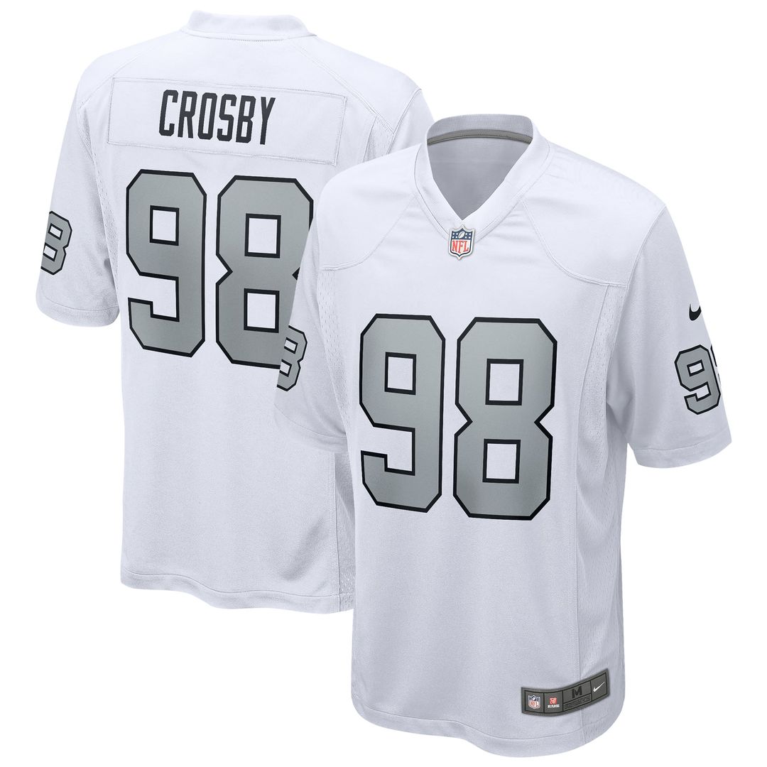 Maxx Crosby Las Vegas Raiders Game Jersey - Black