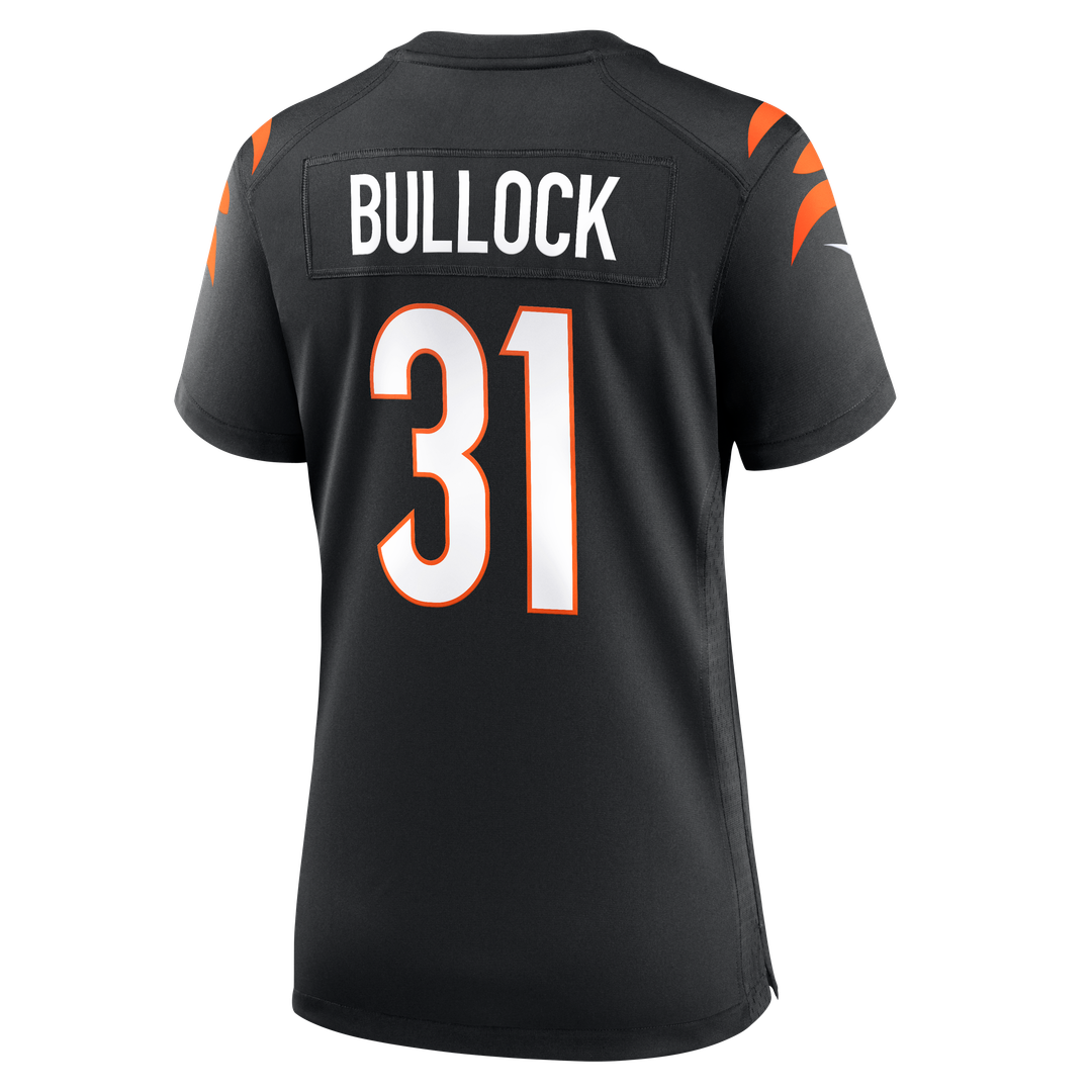 Kentrel Bullock Cincinnati Bengals Women's Team Game Jersey - Black