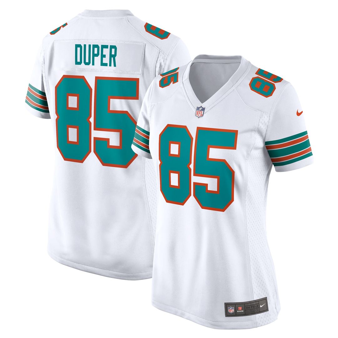 Mark Duper Miami Dolphins Women's Retired Player Jersey - White