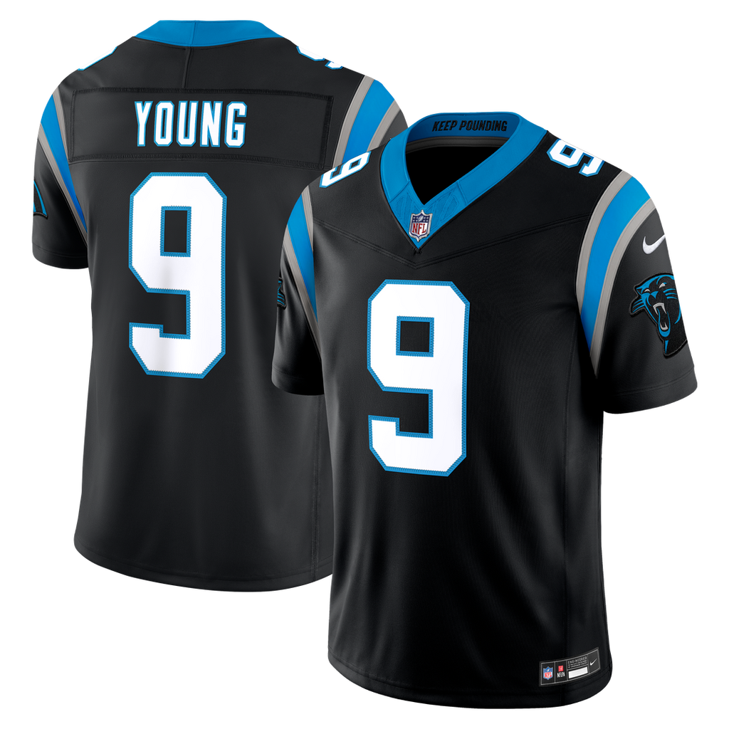 Bryce Young Carolina Panthers Team Vapor F.U.S.E. Stitched Limited Jersey - Black