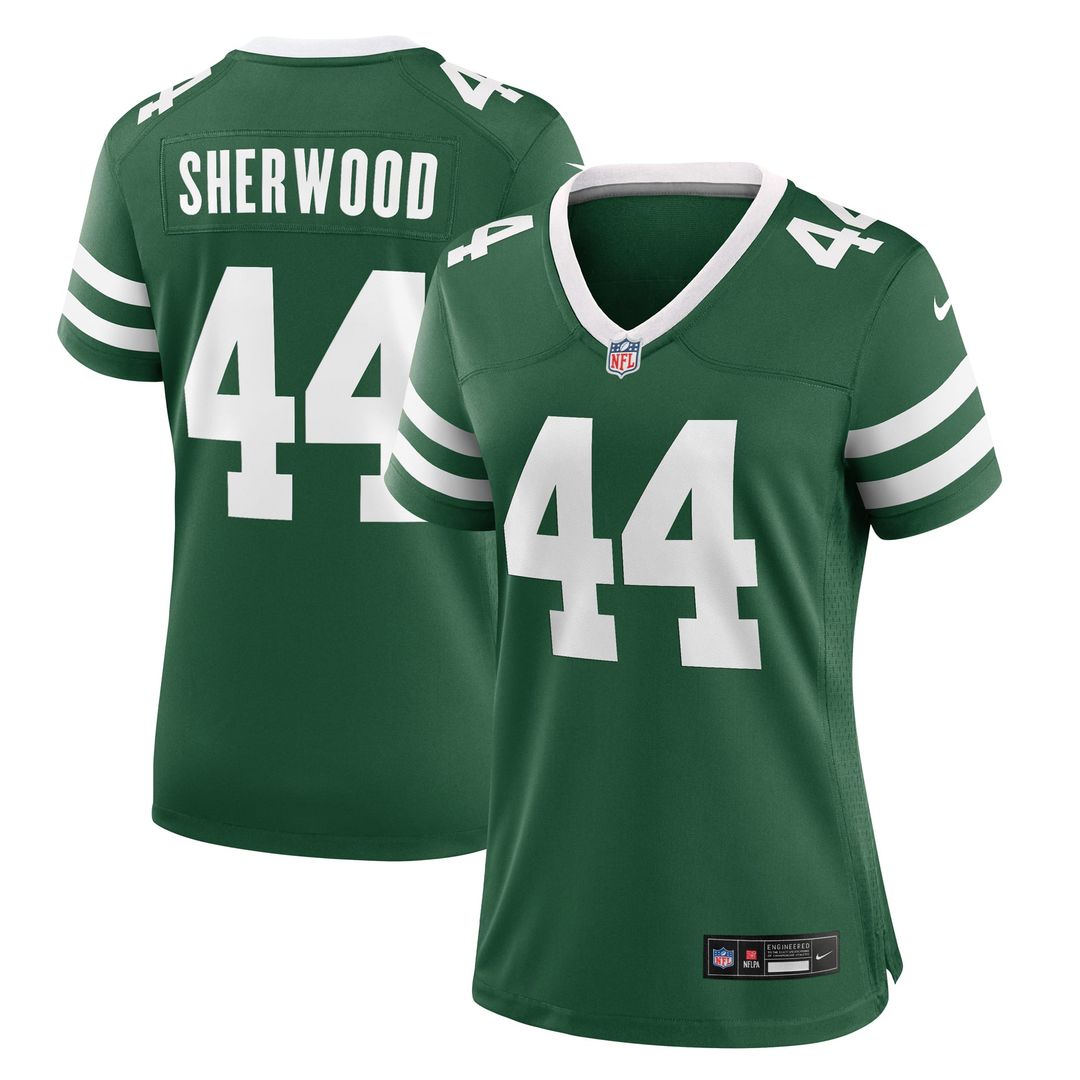 Jamien Sherwood New York Jets Women's Game Jersey - Legacy Green