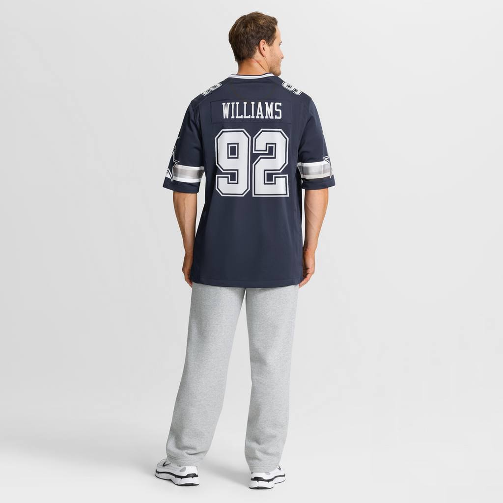 Quinnen Williams Dallas Cowboys Team Game Jersey - Navy