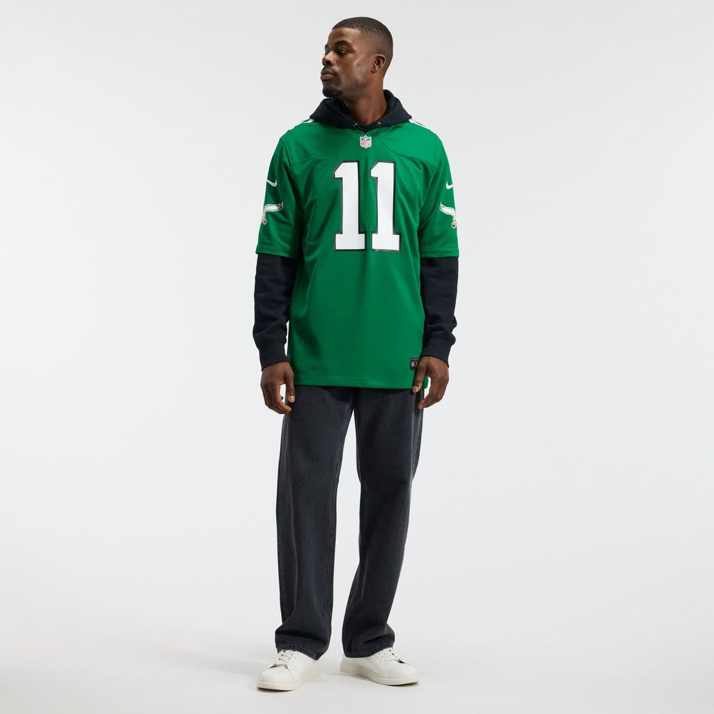 A.J. Brown Philadelphia Eagles Team Game Jersey - Midnight Green