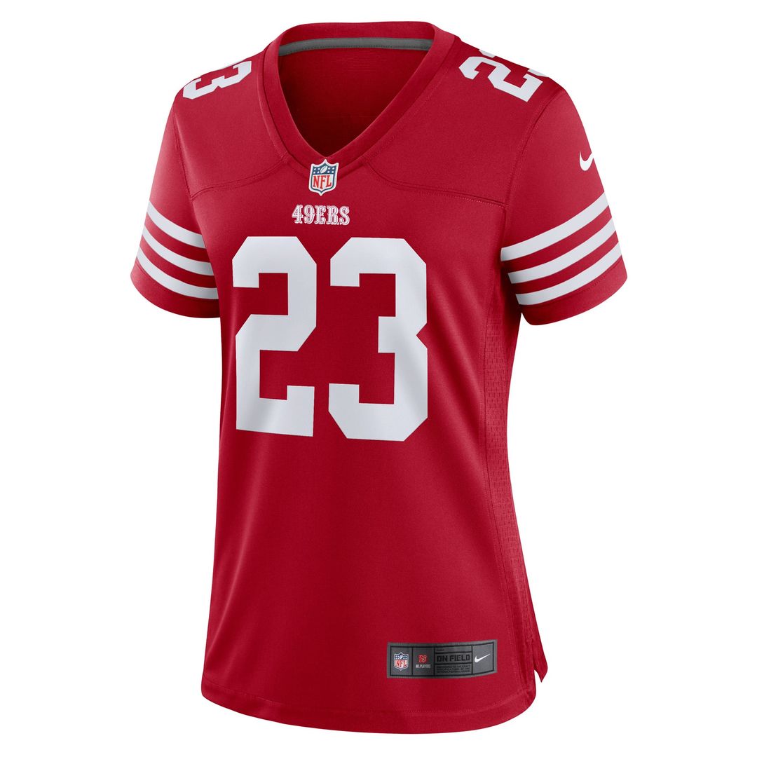 Christian McCaffrey San Francisco 49ers Women's Player Jersey - White