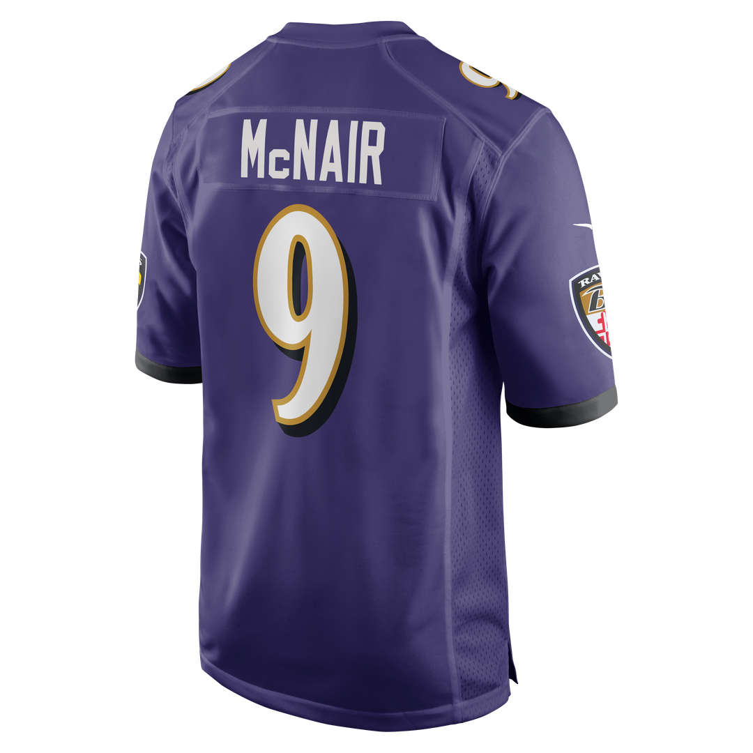 Steve McNair Baltimore Ravens Game Retired Player Jersey - Purple