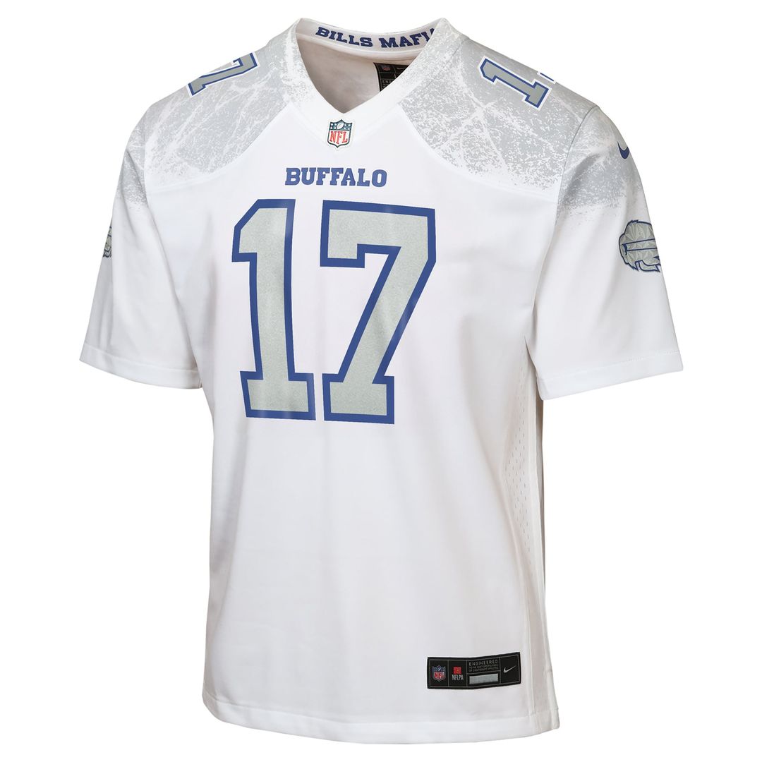 Josh Allen Buffalo Bills Youth Rivalries Collection Game Jersey - White