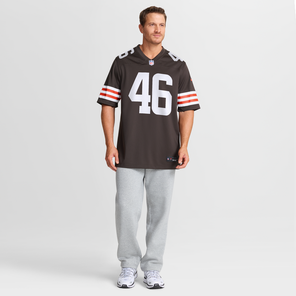 Don Fleming Cleveland Browns Retired Player Jersey - Brown