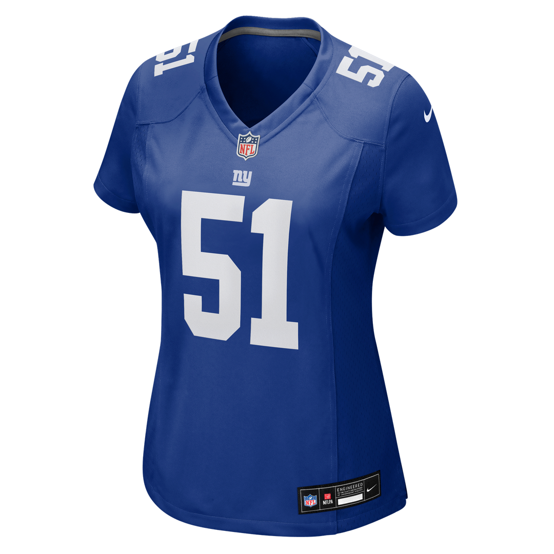 Jack Kelly New York Giants Women's Team Game Jersey - Royal