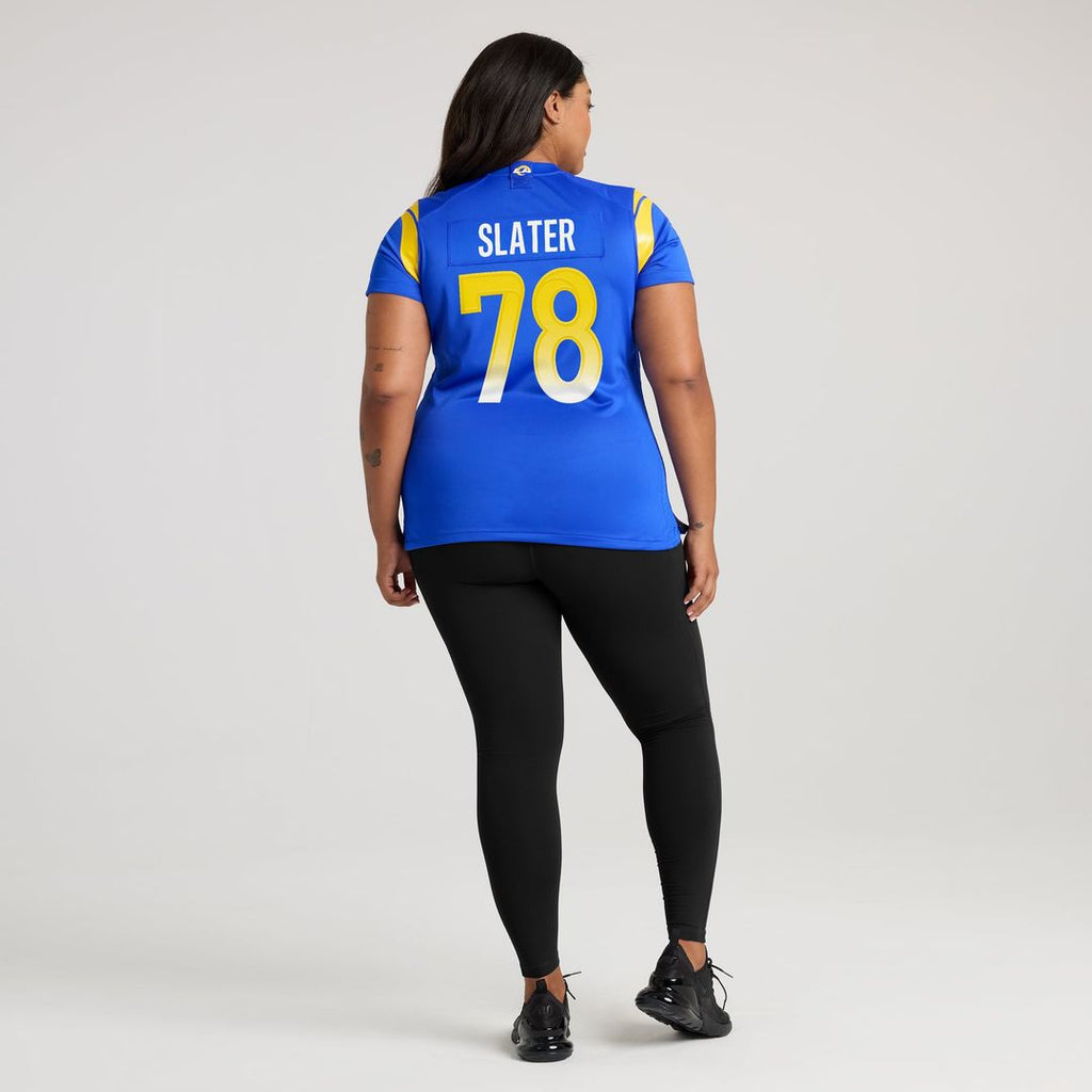 Jackie Slater Los Angeles Rams Women's Game Retired Player Jersey - Royal