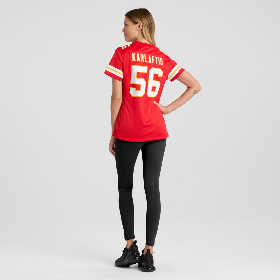 George Karlaftis Kansas City Chiefs Women's Game Player Jersey - Red